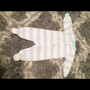 Stripped footie 0-3Months